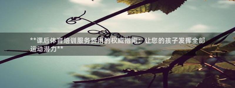 富联是什么股票板块：**课后体育培训服务费用的权威指